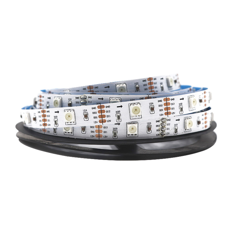 DC12V RT1809 300LEDs(Similar to WS2815) Individually Addressable Breakpoint Continue 5050 RGB Flexible LED Digital Strip Light